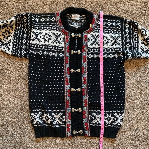 Vintage Voss of Norway 100% Pure Wool Sweater M - Picture 13 of 16